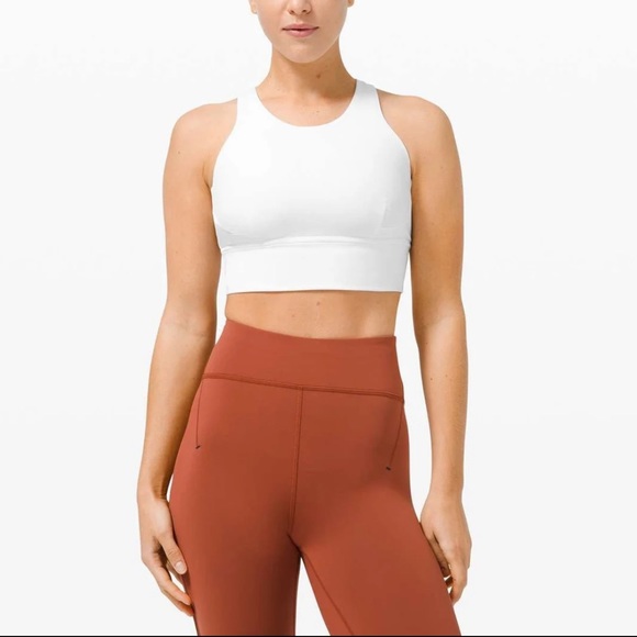 lululemon athletica Other - Lululemon athletica wunder train Sports bra Size 4 Color white cropped t…